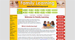 Desktop Screenshot of familylearning.org.uk